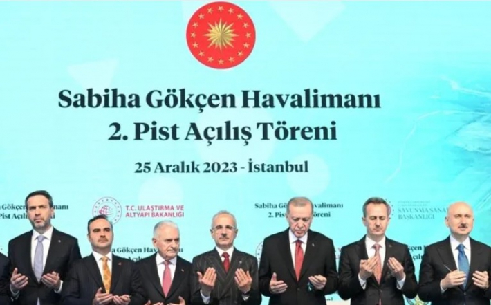Sabiha Gökçen Havalimanı'nın 2. pisti bugün açıldı