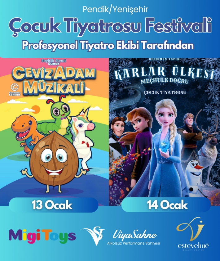 Viyasahne’de Çocuk Tiyatrosu Festivali Başlıyor