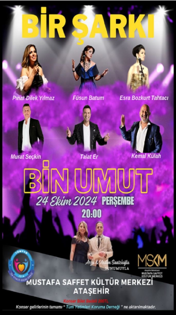 Yetim Çocukları Yararına Konser