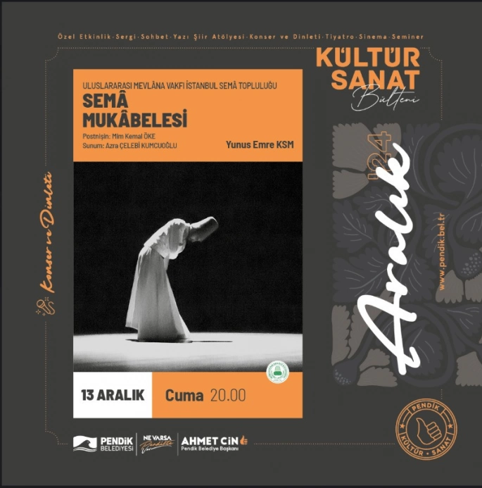 Pendik’te Semâ Mukâbelesi 13 Aralık’ta