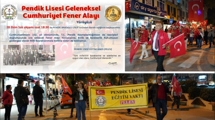 PELEV’den Geleneksel Cumhuriyet Fener Alayı