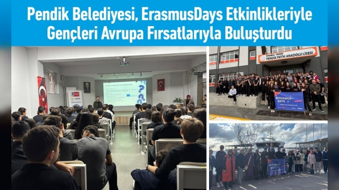Pendik’te ErasmusDays Etkinlikleriyle Gençler Avrupa Fırsatlarıyla Buluşturuldu