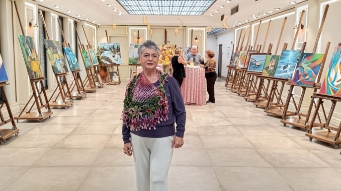 Ressam Ümran Armağan 30 Eseriyle Göz Kamaştırdı