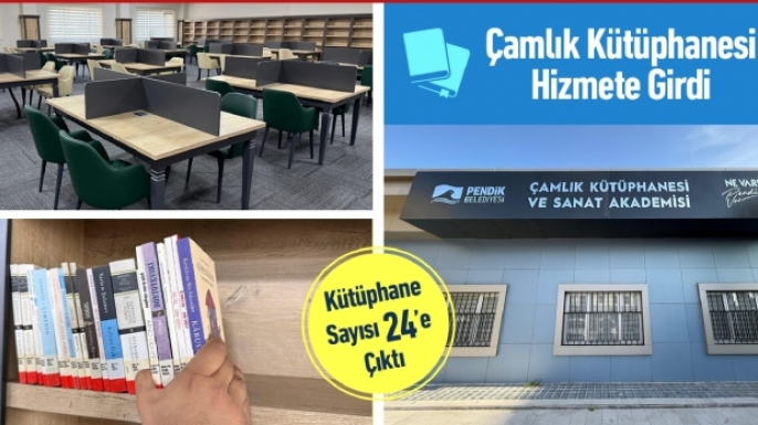 Çamlık Kütüphanesi Hizmete Girdi