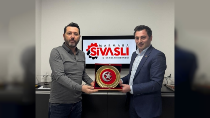 Erdi Ceylan’dan Marmara Sivaslı İş İnsanları Derneği Başkanı Yıldız’a Hayırlı Olsun Ziyareti