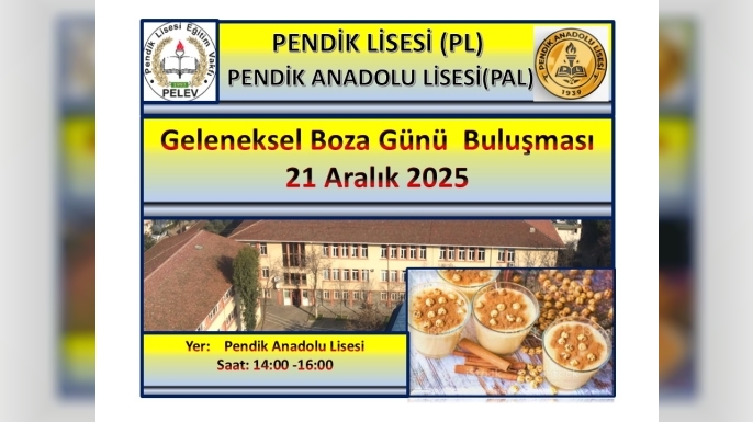 Pendik Lisesi Mezunları Boza Günü’nde Buluşuyor