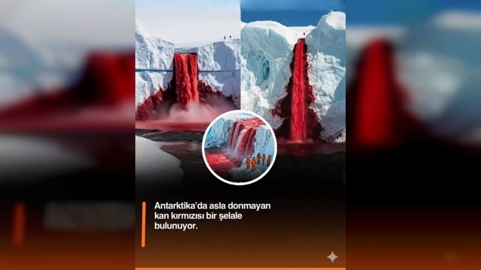 Antarktika’nın Kızıl Sırrı: Blood Falls (Kan Şelalesi)