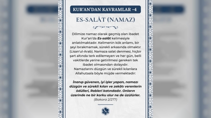Kur'an'dan Kavramlar - 4 - Namaz