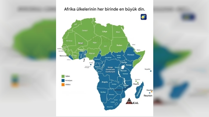 Afrika Ülkelerinde En Büyük Dinler ve Nüfus Dağılımı