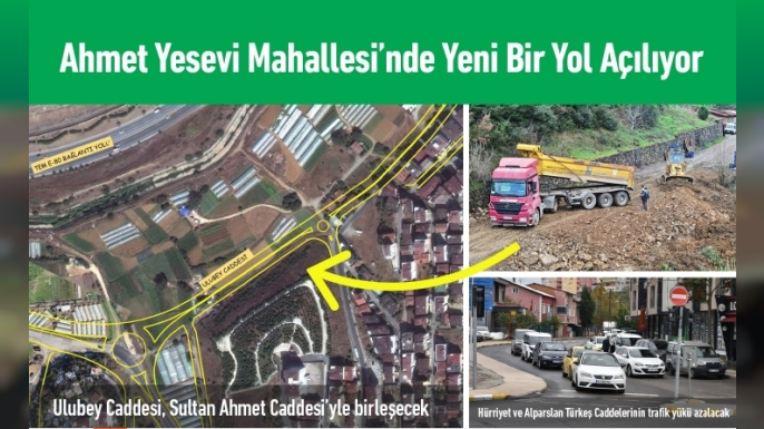 Ahmet Yesevi Mahallesi’nde Yeni Bir Yol Açılıyor