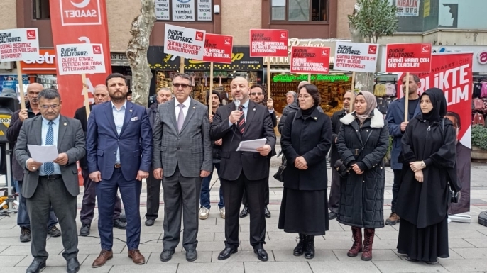 Saadet Partisi Pendik’ten 6 Şubat Depremlerinin 3. Yılında ‘Deprem Düdüğü’ Eylemi