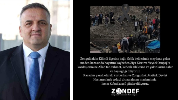 ZONDEF Genel Başkanı Ziya Öncan’dan Maden Kazası İçin Taziye Mesajı