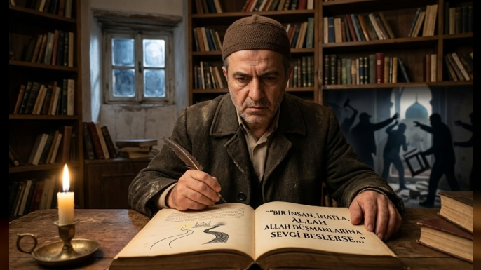 Bir İnsan, İnatla, Allah Düşmanlarına Sevgi Beslerse 1