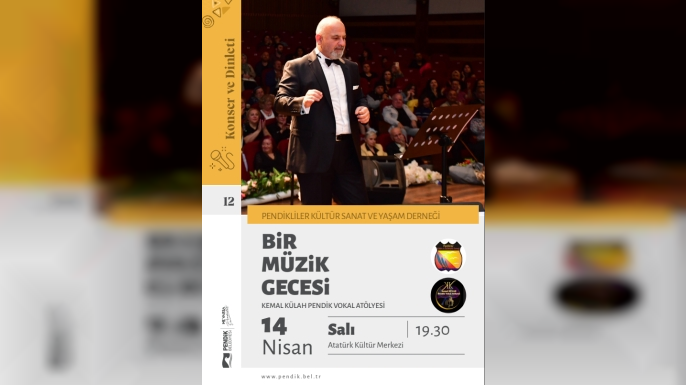 Kemal Külah Vokal Atölyesi ile 14 Nisan’da Atatürk Kültür Merkezi’nde