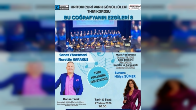 Kriton Curi Park Gönüllüleri THM Korosu Türkülerle Sahneye Çıkıyor