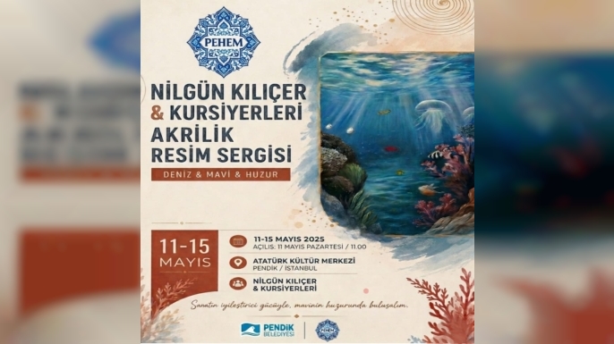 Nilgün Kılıçer ve Kursiyerlerinden Renkli Sergi