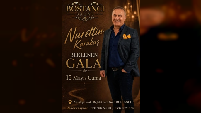 Nurettin Karakuş Bostancı Sahne’de Sevenleriyle Buluşacak