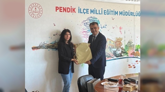 Pendik İlçe Milli Eğitim Müdürlüğü’ne Alman Eğitim Heyetinden Ziyaret