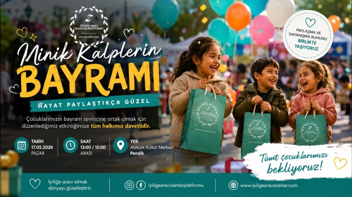 Pendik’te Minik Kalpleri Isıtacak Bayram Buluşması