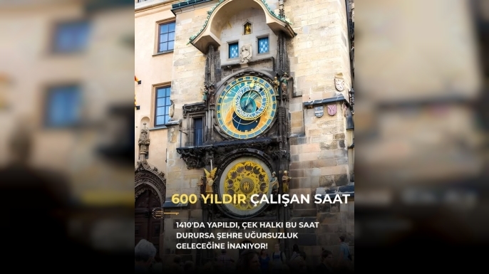 600 Yıldır Durmadan Çalışıyor: Prag Astronomik Saati ve Gizemli Efsanesi