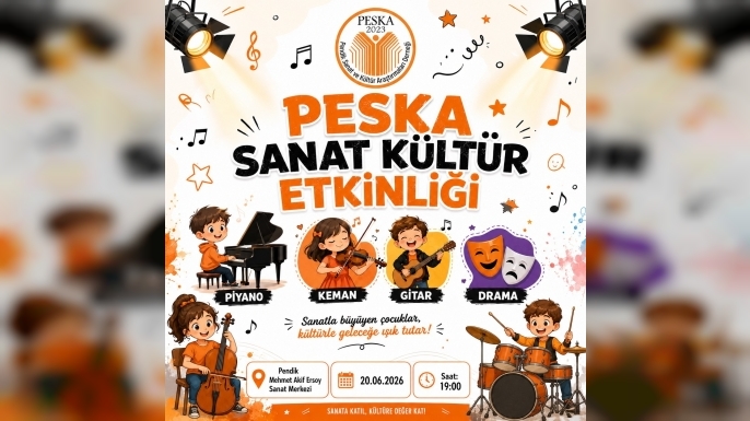 Çocuklar Sanatla Sahneye Çıkıyor: PESKA’dan Renkli Kültür Gecesi