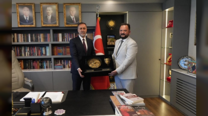 Ersin Çakır’dan MHP İstanbul İl Başkanı Volkan Yılmaz’a Ziyaret