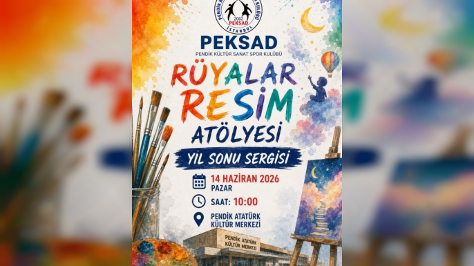 PEKSAD Rüyalar Resim Atölyesi Yıl Sonu Sergisi Sanatseverlerle Buluşuyor