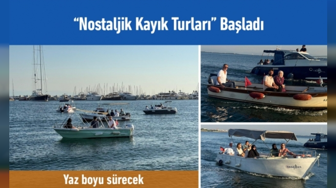 Pendik’te Nostaljik Kayık Turları Yeniden Başladı