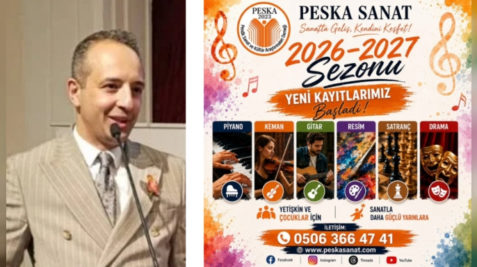 PESKA Sanat'ta 2026-2027 Sezonu Kayıtları Sürüyor
