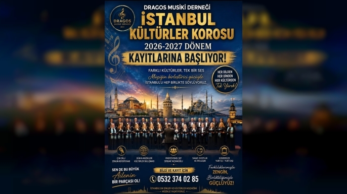 Dragos Musiki Derneği İstanbul Kültürler Korosu Yeni Dönem Kayıtlarına Başlıyor