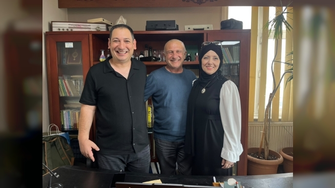 Engelsiz Yaşam Merkezi Personelleri Canan Çatal ve Talip Savaş’tan Gazetemize Ziyaret