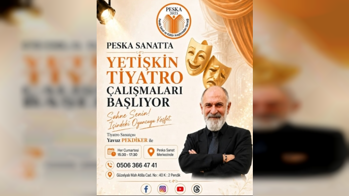 PESKA’da Yetişkin Tiyatro Çalışmaları Başlıyor