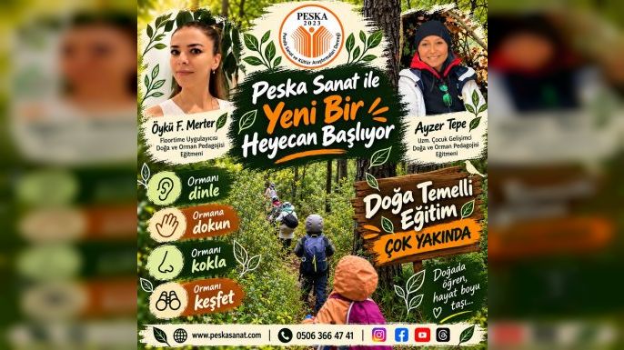 PESKA Sanat’tan Çocuklara Doğayla İç İçe Yeni Bir Eğitim Projesi