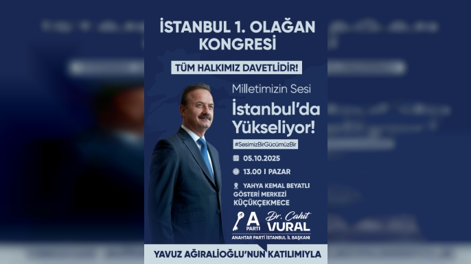 Anahtar Parti İstanbul 1. Olağan Kongresi 5 Ekim’de
