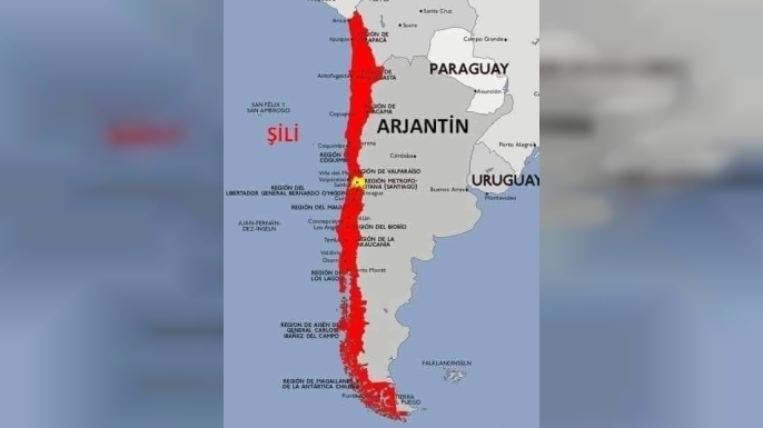 Dünyanın En Uzun Ülkesi: Şili