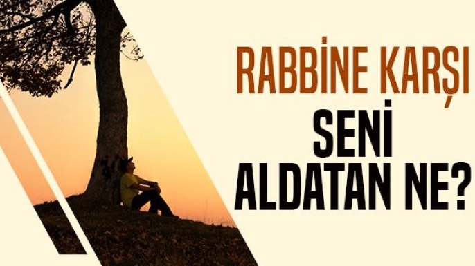 Ey insan! Yüce Rabbine karşı seni aldatan nedir?