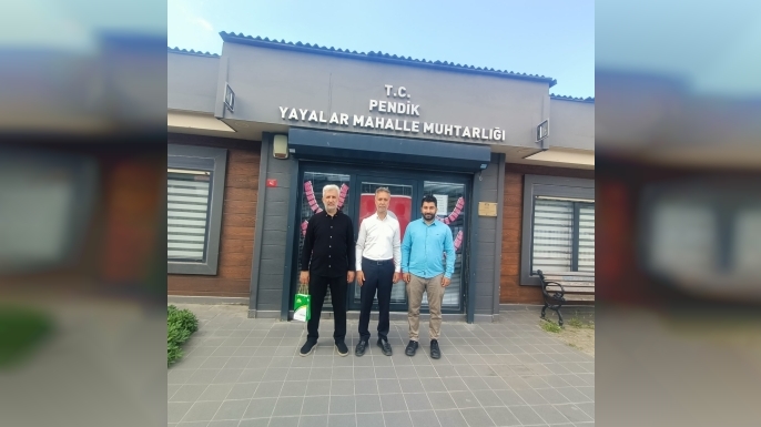 HÜDA PAR Pendik İlçe Başkanı Erdal Almalı, Yayalar Mahallesi'nin Sorunlarını Yerinde Dinledi