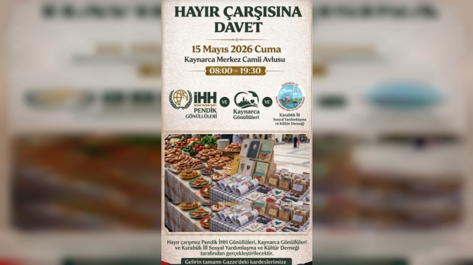 Kaynarca’da “Hayır Çarşısı” Düzenleniyor