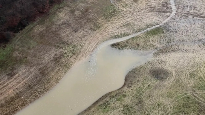 Ömerli Barajı’na Karışan Kırmızı Su Endişe Yarattı