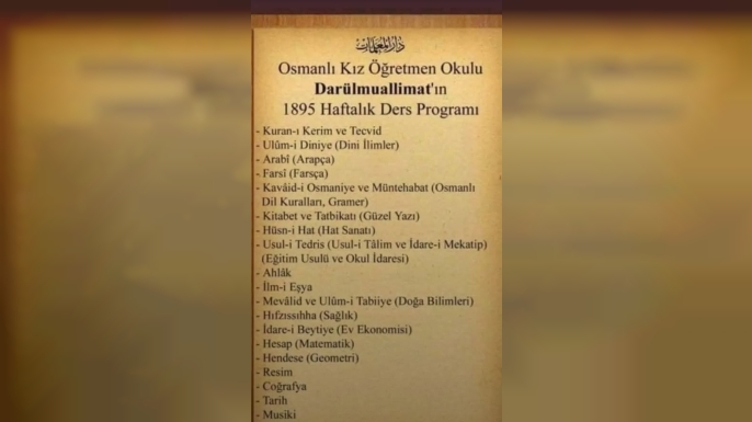 Osmanlı’nın Eğitimde Kadın Vizyonu: Darülmuallimat 1895