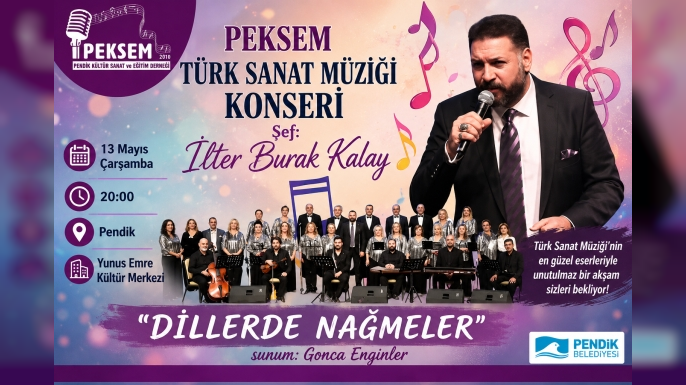 PEKSEM Türk Sanat Müziği Konseri Bu Akşam Yunus Emre'de