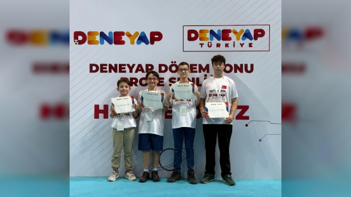 Pendik Orhangazi Ortaokulu'ndan DENEYAP Proje Şenliği'nde Birincilik