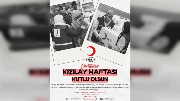 Pendik’te “Kızılay Sokağı” Etkinliği: İyiliği Birlikte Büyütelim!