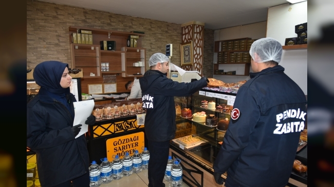 Pendik’te Zabıta Ekipleri Fırınları Denetledi
