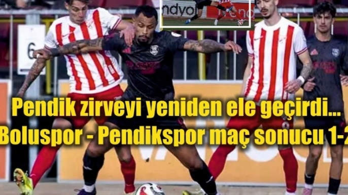 Pendikspor Bolu’da Kazanarak Yeniden Zirveye Tırmandı