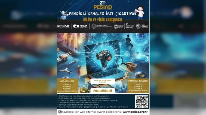 PESİAD Pendikli Gençler İcat Çıkartıyor Yarışması Başlıyor
