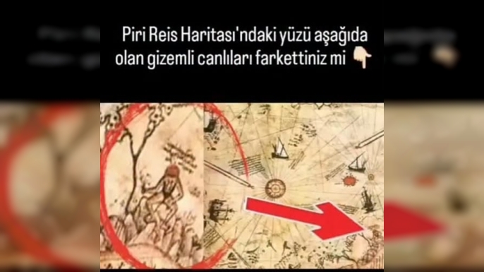 Piri Reis Haritası'ndaki Gizemli Figürler Ne Anlatıyor?