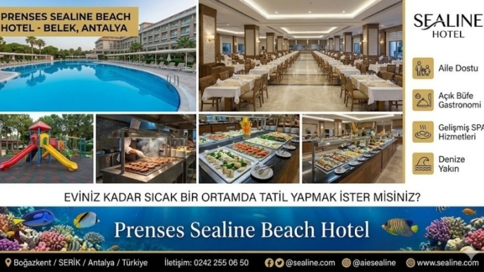 Prenses Sealine Beach Hotel’de Akdeniz’in Kalbinde Konfor ve Huzur Bir Arada