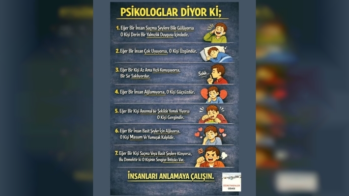Psikologlar Uyarıyor: Davranışların Ardında Görünmeyen Duygular Var