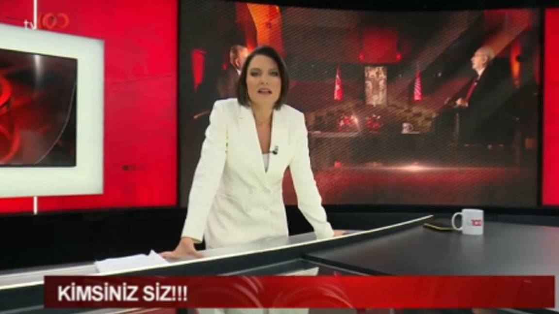 Ece Üner TV100 ekranından tepki gösterdi: SADAT’ın olması gereken yer televizyon kanalları değil, bağımsız mahkemelerin sanık kürsüleridir, tarafımız da budur